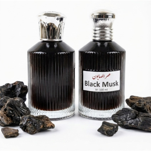 عطر المسك الاسود الفاخر والعنبر